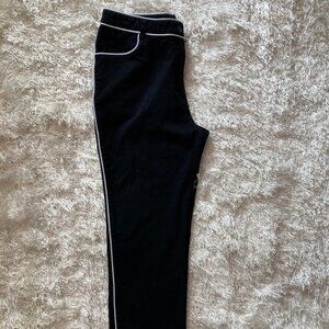 LL New York White Trim Pants